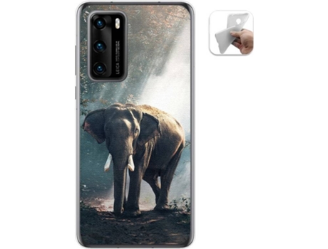 Carcasa Huawei P40 TUMUNDOSMARTPHONE Elefante Multicolor