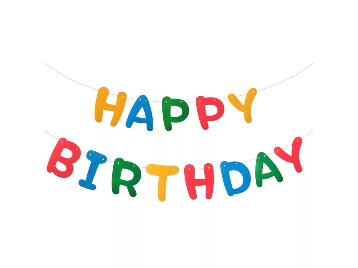 Banner de cumpleaños, suministros para fiestas