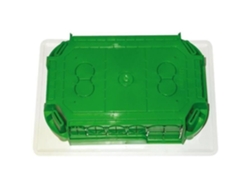 Caja De Unión Para Pared Maciza Legrand 85x85x40 Mm Cuadrada Blanca