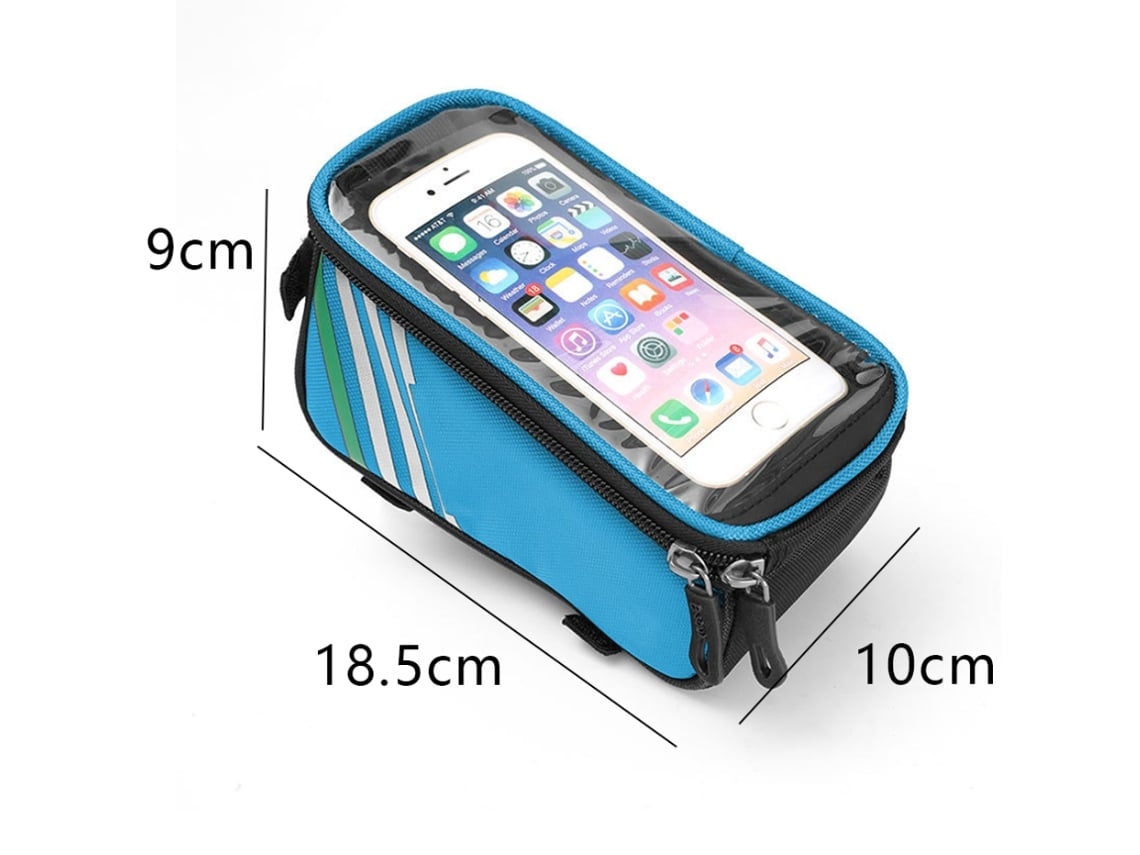 Bolsas para cuadro de bicicleta, mochilas de ciclismo de tela con pantalla táctil, bolsas para teléfono móvil, accesorios Gusshious
