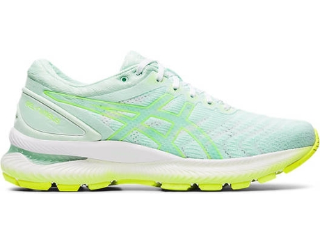 Zapatillas para Mujer ASICS Gel-Nimbus 22 Verde, Amarillo (37)