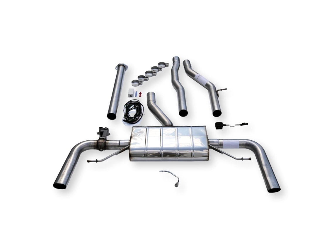 Sistema de escape deportivo Heico para Volvo XC60 con válvula T6 T8 Polestar