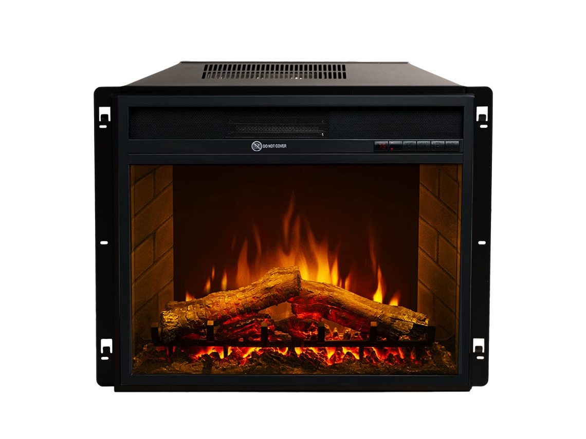 Chimenea eléctrica empotrable Oregon L58 x D17 x H52