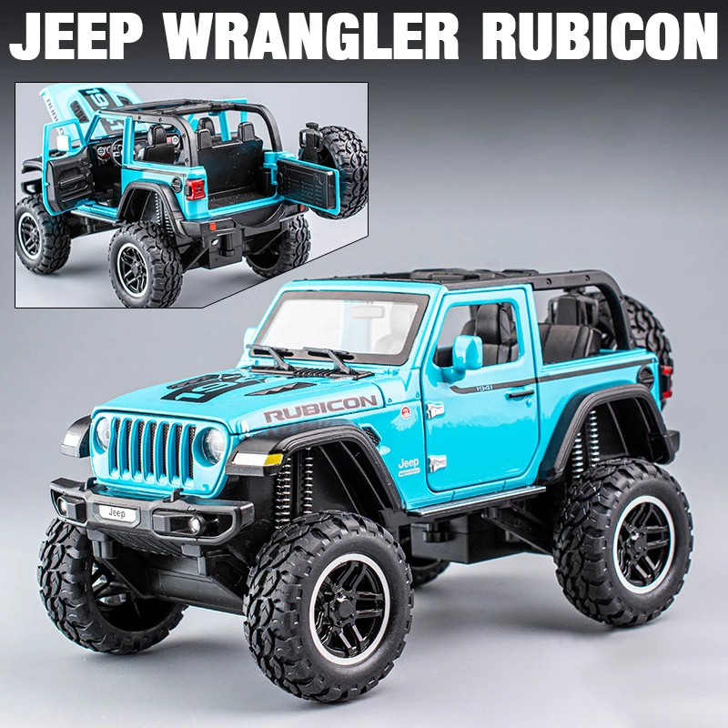 (azul) Miniatura De Carro Em Escala 1:20, Altamente Realista E Requintada, Feita De Liga Metálica Para Uso Off-road.