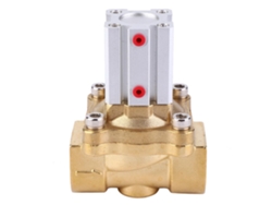 Válvula De Control Neumática De Latón Con Válvula De Vacío De Ptfe De 0~1,0 Mpa (2q200-20)