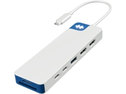 Hub de Interfaz HYPER HD4103BUGL (7 Puertos - Blanco)  