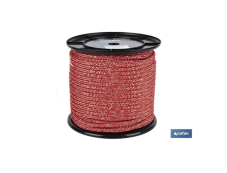 Carrete driza náutica 10 mm 100 m rojo