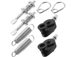 Conjunto De 2 Molas Metálicas Para Pedal De Bateria Jazz, Com Tensionador De Came Adaptável Para Bumbo.