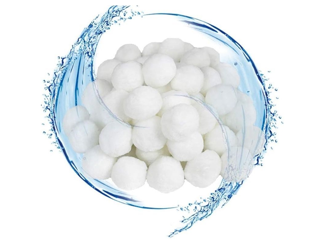Las Bolas Filtrantes De 700 G Reemplazan 25 Kg De Arena Para Filtros Eficientes De Piscinas Y Acuarios.