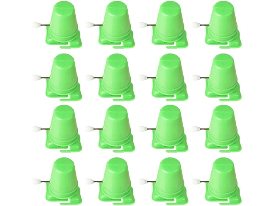 60 Piezas De Juguete Robot Con Patas De Cuerda Para Niños, Mecanismo De Movimiento De Cuerda, Color Verde Deportivo.