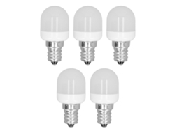 5 Bombillas Led De Rosca E12, Luz Suave, 1, 5 W, 75 Lúmenes, Para Lámparas Escritorio, Ventiladores