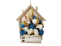 Cesta decorativa de pared para salón, modelo D, juego de 3