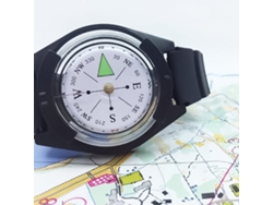Reloj De Exterior Con Brújula, Portátil, Adecuado Para La Supervivencia Al Aire Libre, Viajes, Acampadas Y Senderismo.