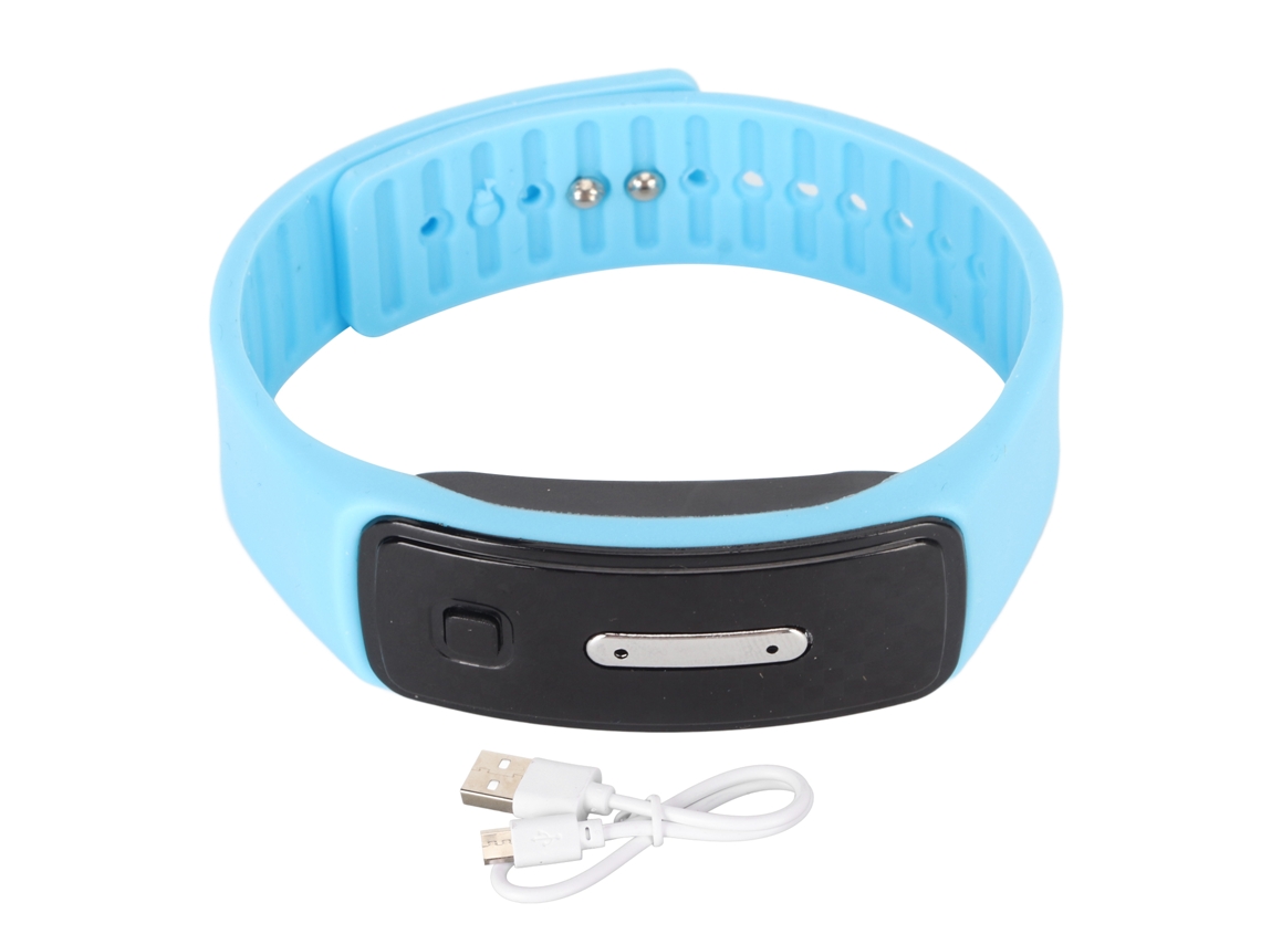 Reloj Repelente Ultrasónico Con Carga Usb Azul