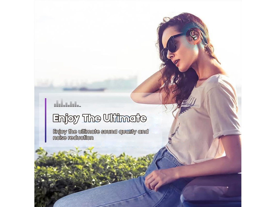 Auriculares Inalámbricos Bluetooth 5.0 Con Estuche De Carga Y Gancho Para La Oreja, Ideales Para Deportes.