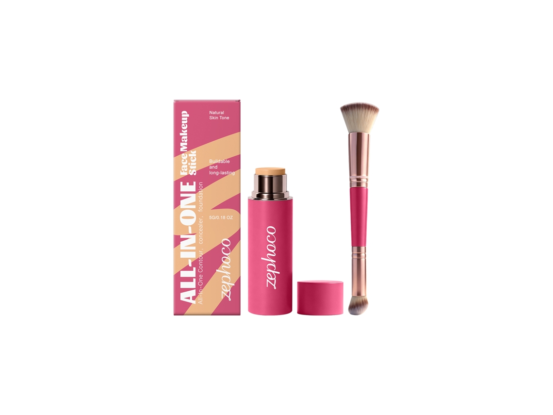Barra de maquillaje multifuncional natural Zephoco