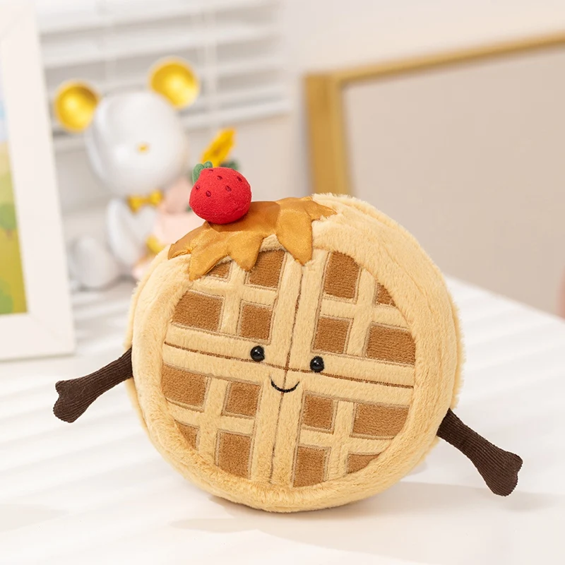 (gofre De 15 Cm) Peluche De Comida Adorable Y Suave Con Forma De Comida