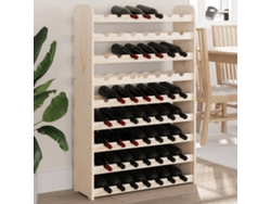 Bodega de vinos de madera maciza de pino de 72,5 x 25 x 111,5 cm, DKD HOME DECOR