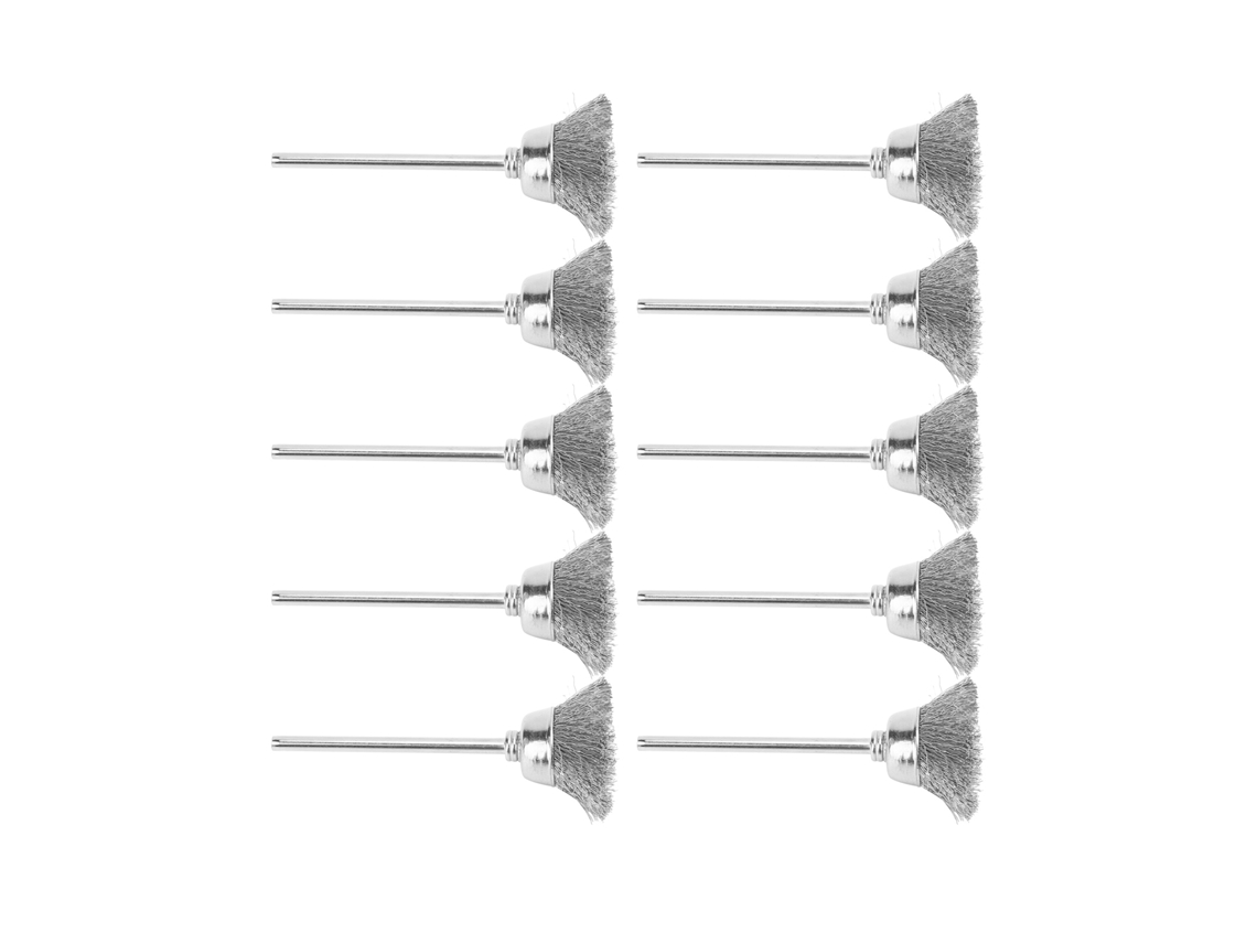 Juego De 10 Cepillos De Alambre De Acero Inoxidable Con Forma De Cuenco Para Limpiar Y Pulir Con Taladro Eléctrico.