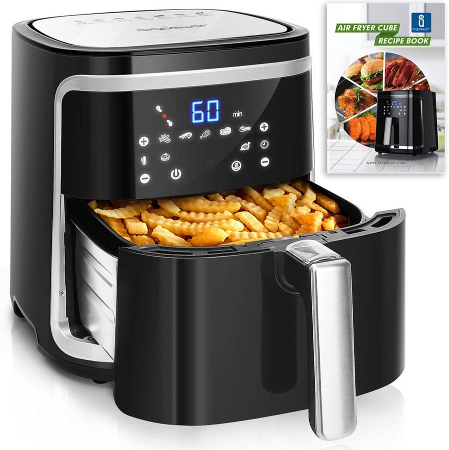 Freidora sin Aceite AIGOSTAR 300010IBT (7 kg - Negro)