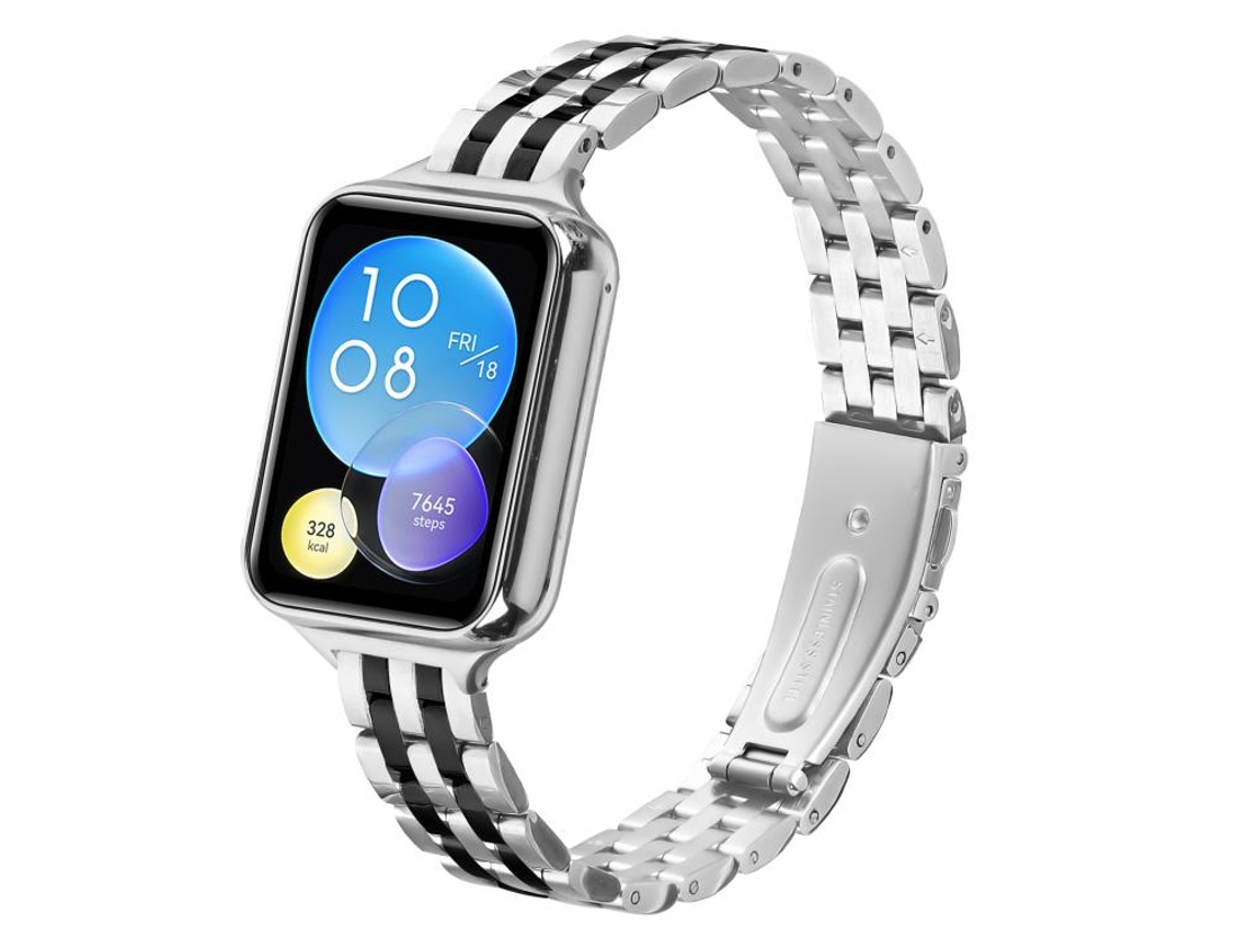 Pulsera para Xiaomi Mi Band 8 Pro - Acero - Hebilla de correa y cinco cuentas