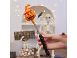 Linterna de calabaza brillante de Halloween para fiesta, calabaza naranja, Crank Chennnls