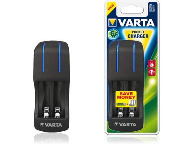 Cargador de baterías VARTA Pocket Charger 2100 mAh