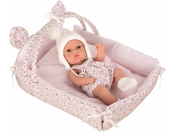 Muñeco ARIAS Elegance 33 cm Natal con Cunita Circle (Edad Mínima: 0 Años - 28 x 20,5 x 41 cm)