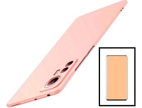 Kit Carcasa + Protector de Pantalla Xiaomi 12X GIFT4ME Rosa