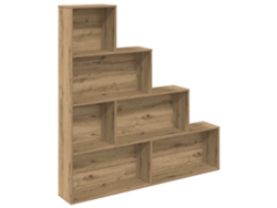 Maison Exclusive - Estantería Madera De Ingeniería Roble Artisan 157x24x160 Cm