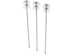 Juego De Anzuelos Portátiles Moisture Circle Fish, 3 Piezas/paquete, Para Pesca En Agua Salada, Cebos Lumin...