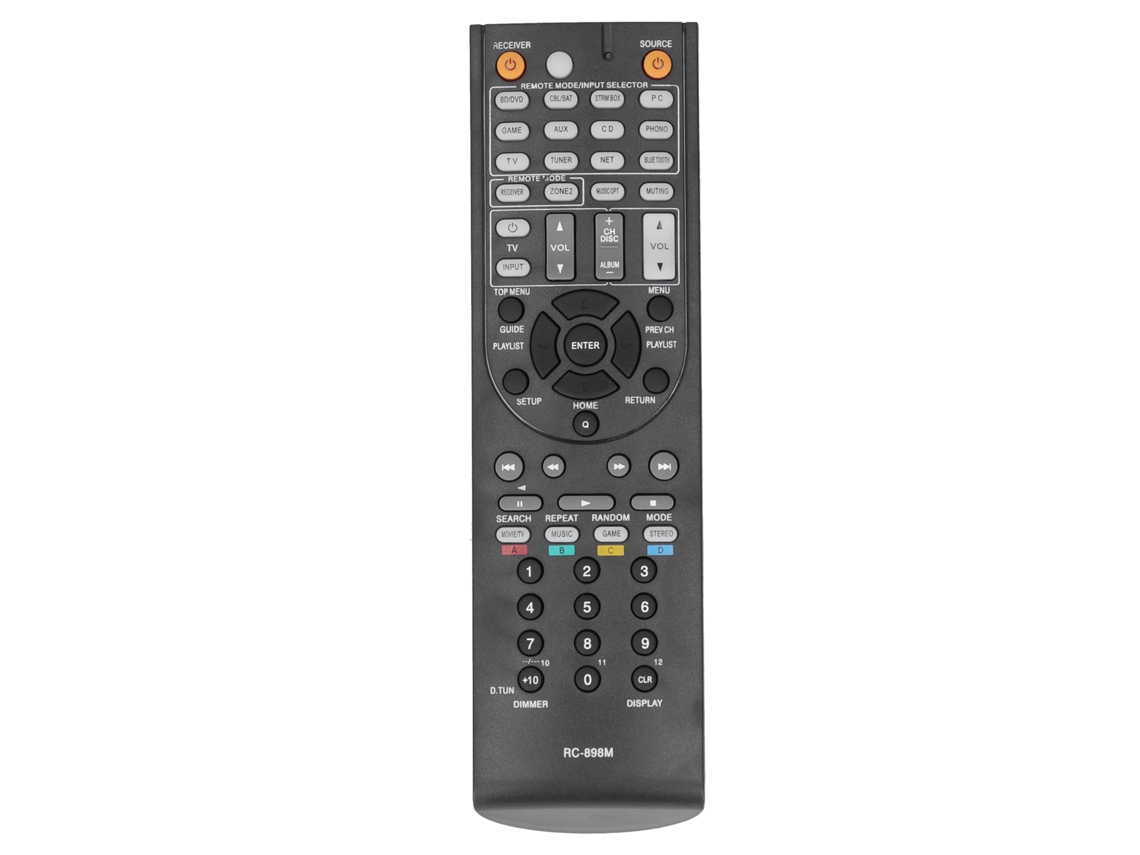 Mando A Distancia De Repuesto Rc898m Para Onkyo Txnr5008 Txnr709 Txnr646 Txnr747 Txnr545 B85b