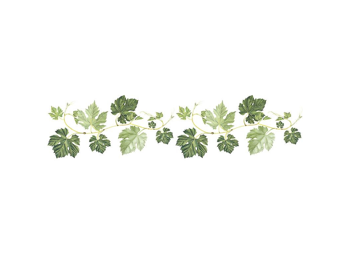Rebe-stickers De Pared Hojas De Vid Plantas Verdes Autoadesivos Decoración Para Salón Dormitorio Cocina Baño Pasillo
