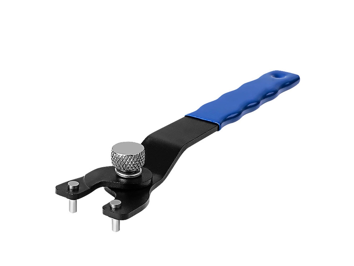 Llave Inglesa Ajustable Con Mango De Goma Para Desmontar Herramientas De Amolado Angular.