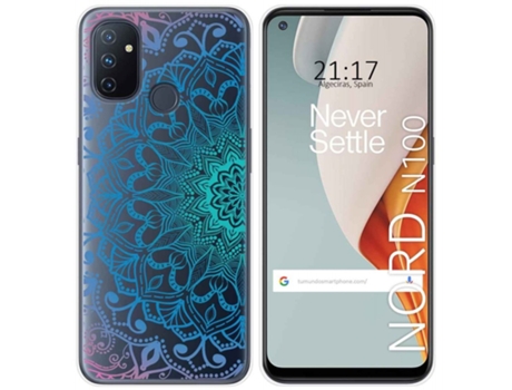 Carcasa OnePlus Nord N100 TUMUNDOSMARTPHONE Dibujos Transparente Multicolor