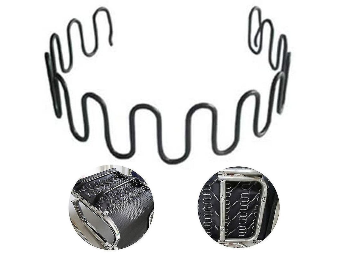 Kit de repuestos para reparación de sofás con clip de acero ondulado de 45 cm para muebles de interior.