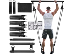 Juego De Barras De Emulsión Para Pilates (Negro)  DIGITALLAB