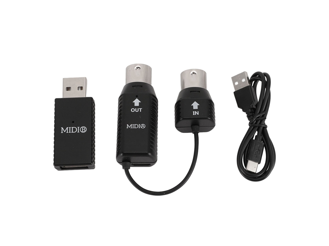 Adaptador Midi Sem Fio Profissional Midi Para Usb Controlador Midi Teclado Digital Para Os X Win Xp