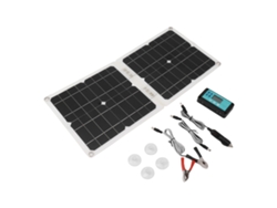 Kit De Panel Solar Portátil Plegable De 100 W Y 18 V Con Controlador Mppt Impermeable Para Barcos, Coches Y Autocaravanas.