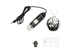 Microscopio Digital Usb Con Aumento De 1600x, 8 Led, Portátil, Hd, Compatible Con Windows, Os X Y Android.