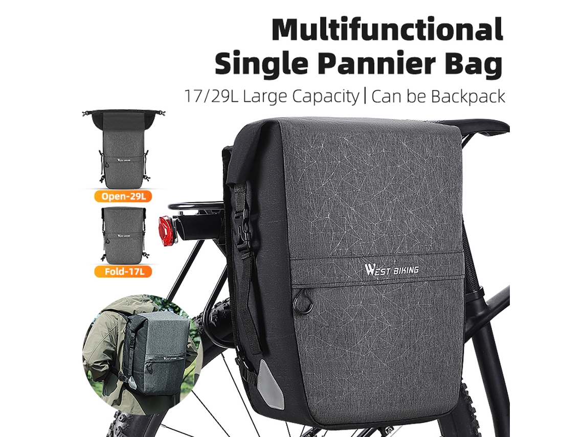 2026-bolsa Expandible Para Asiento Trasero De Bicicleta Mochila Multifuncional Con Gran Capacidad Para Almacenamiento En Bicicleta