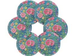 Porta-copos, De Silicone Ou Cerâmica, 10 Cm De Diâmetro E 0,6 Cm, Redondos