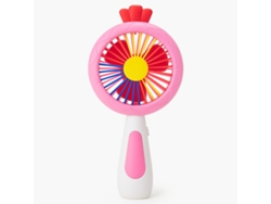 Ventoinha Portátil | Compacta, Bateria Recarregável, Usb, 2 Velocidades, Cabo Incluído Skyhe Hq66-23 Rosa