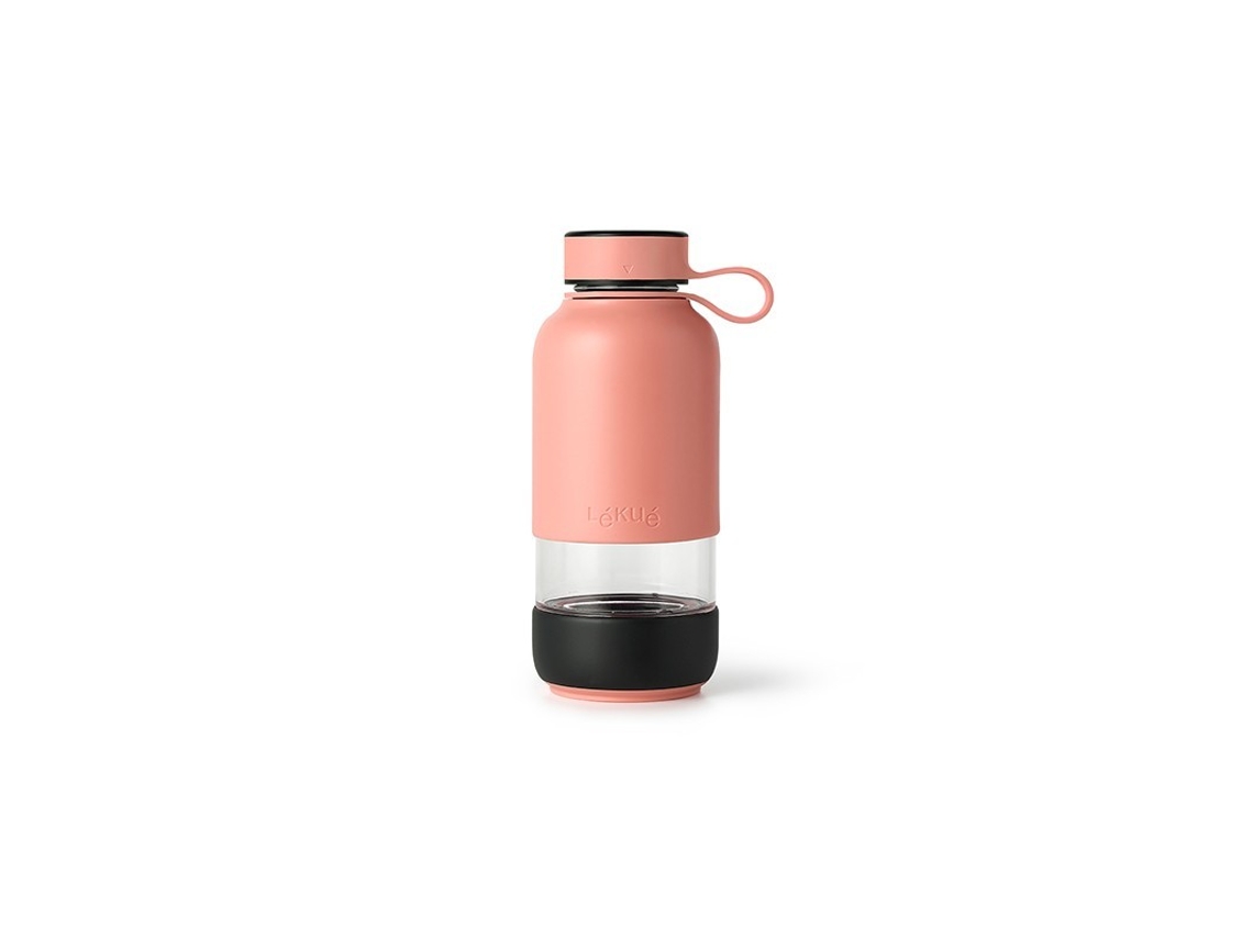 Botella de Vidrio Coral - To Go LEKUE