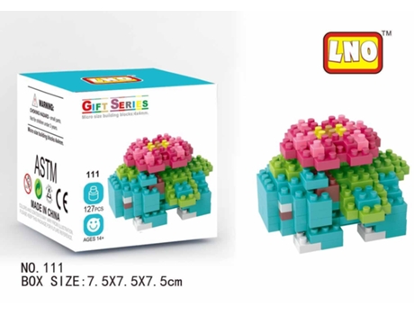 Blok pokemon blastoise charmander charizard bulbasaur mainan edukatif model perakitan diy blok bangunan mikro untuk anak-anak