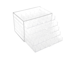 Caja De Almacenamiento Transparente Para Decoración De Uñas Con 120 Compartimentos.