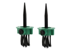 2 Conjuntos De Aspersores Rotativos Automáticos Para Base De Irrigação De Jardim
