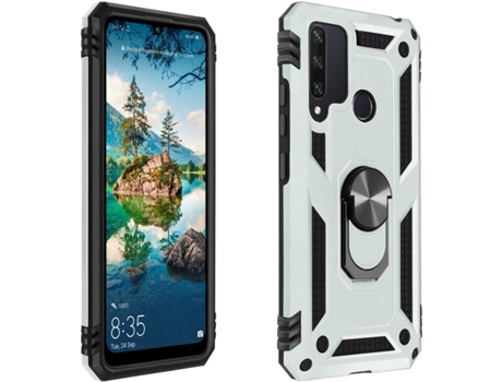 Carcasa Huawei Y6p AVIZAR Anillo Plateado