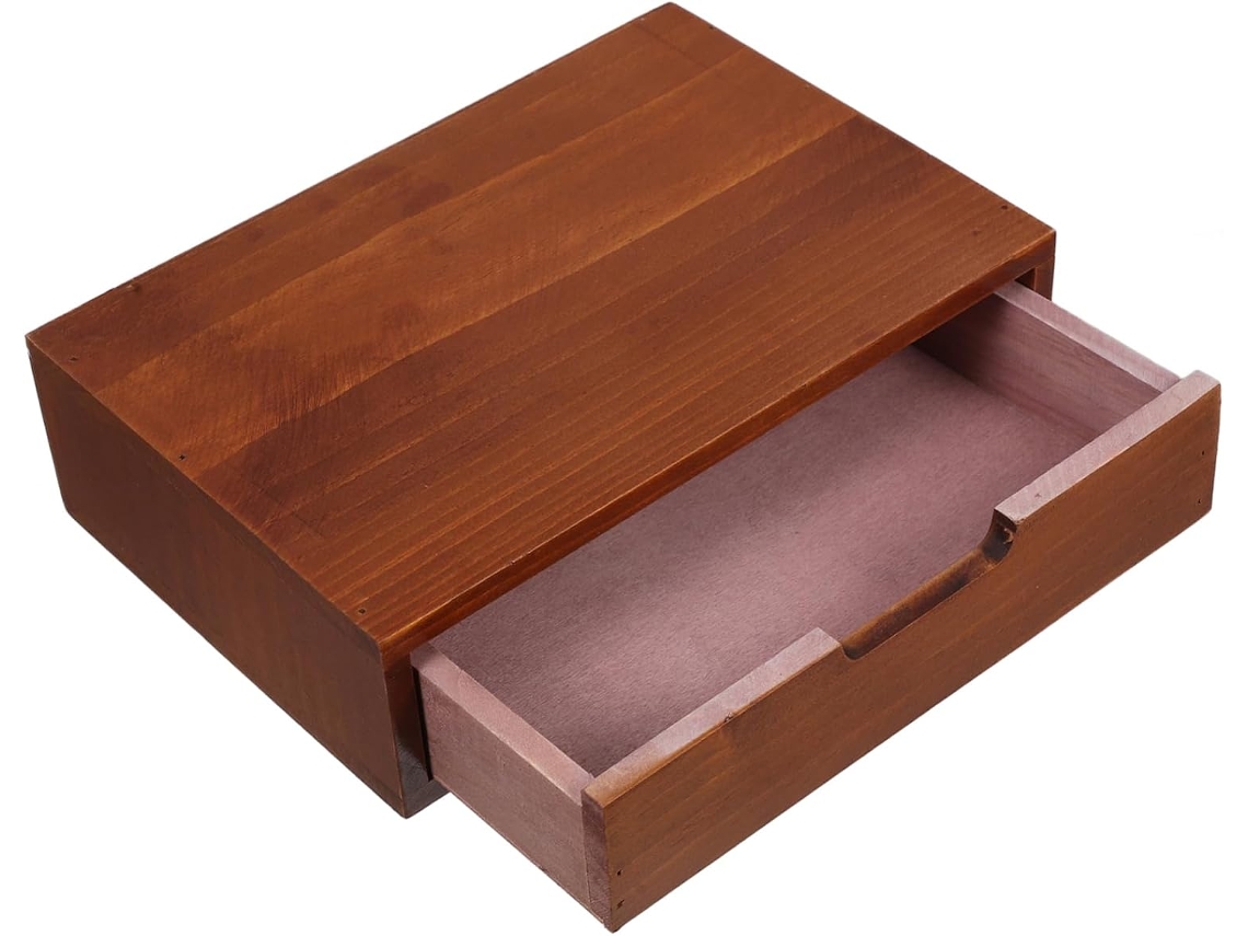 Besportble Organizador De Almacenamiento Práctica Para El Hogar Y Cajas De Cajones De Madera 25,00 X 17,50 ...