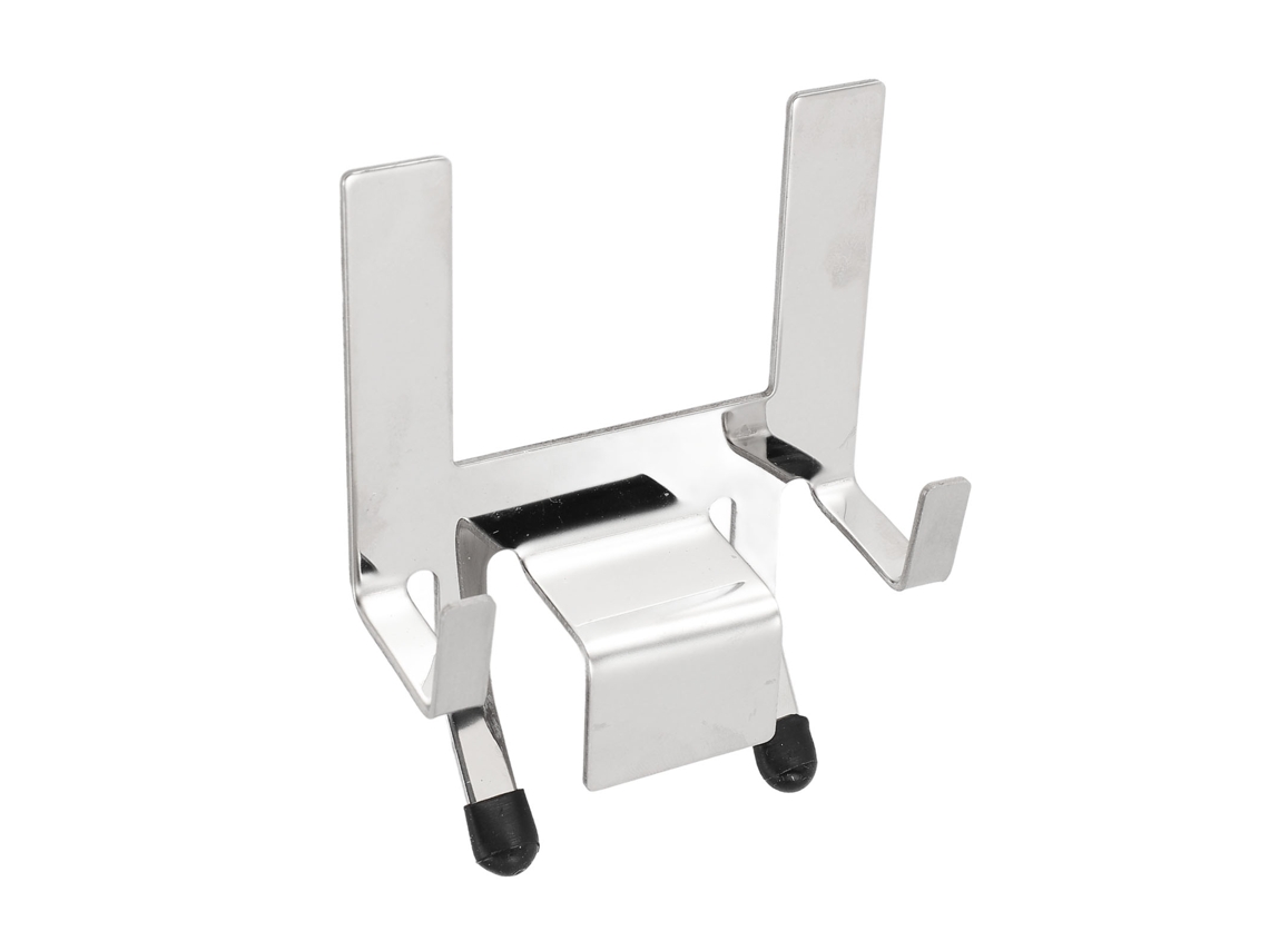 Soporte de acero inoxidable para la tapa de la olla de cocción lenta con almohadilla de silicona antideslizante (sin marca)